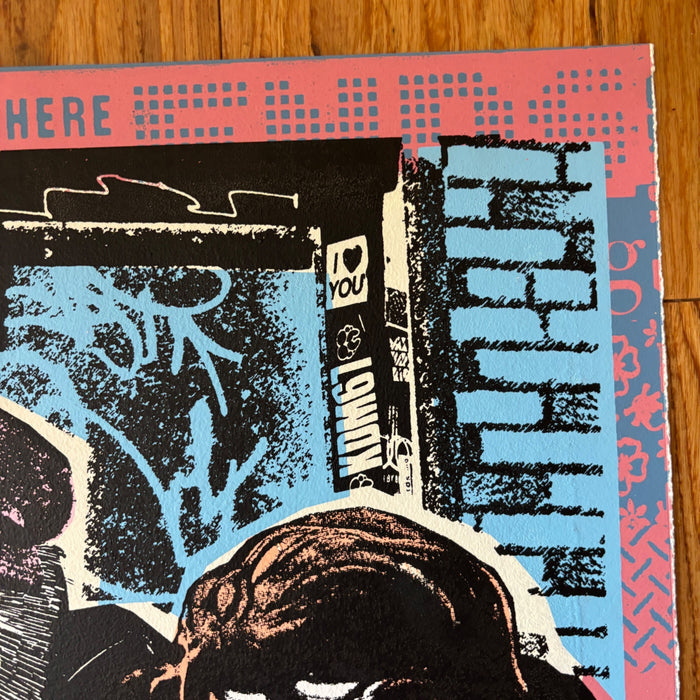 FAILE Wonder Wheel 32/250 Signed Numbered Silkscreen Print Street Art Husky Dog