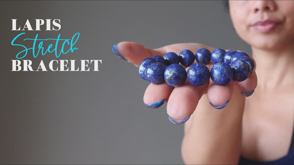 video on lapis bracelet