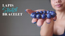video on lapis bracelet