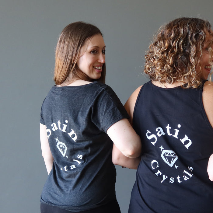 Satin Crystals T-Shirt Welcome to my Aura Dancer