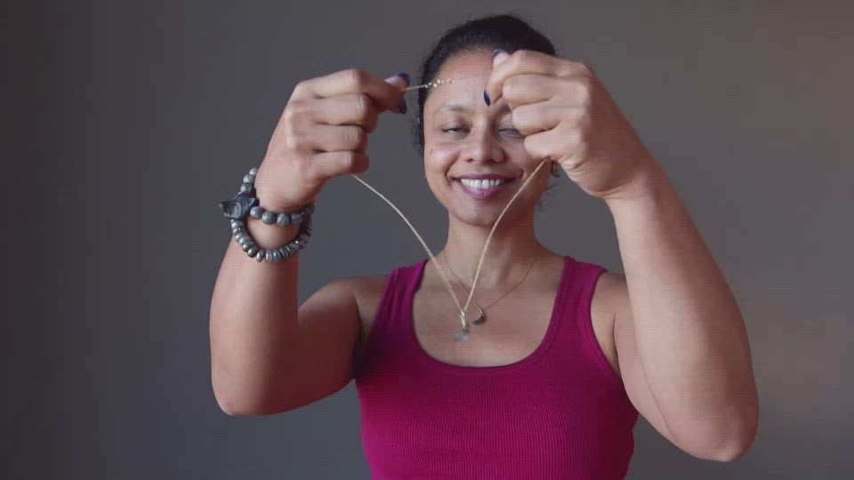 labradorite new moon necklace video