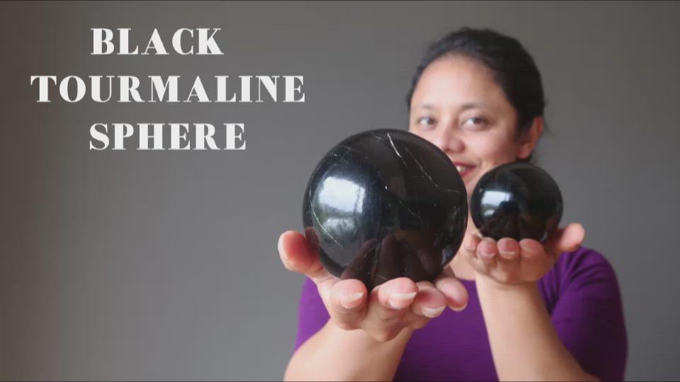 black tourmaline sphere video