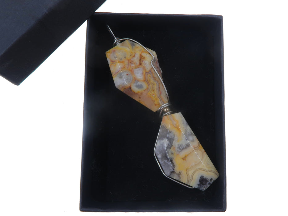 Agate Pendant Yellow Stone