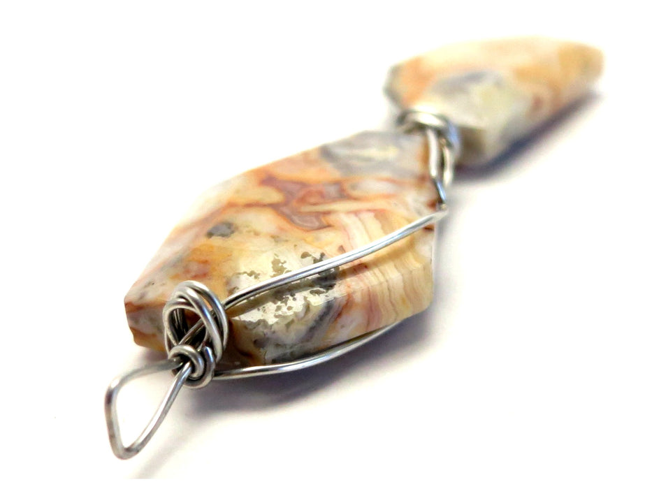 Agate Pendant Yellow Stone