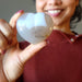 white agate heart