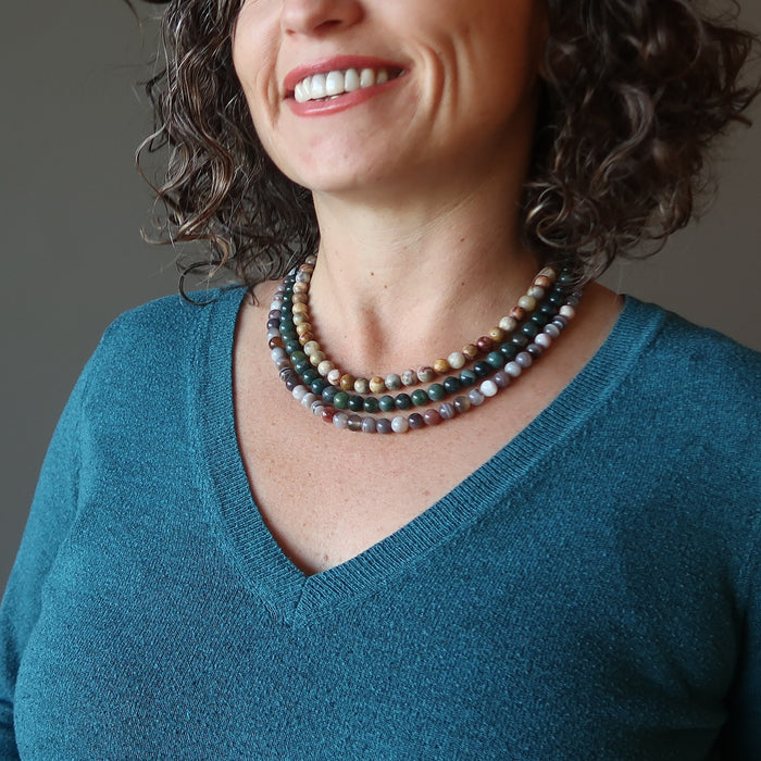 Agate Beads Necklace