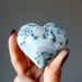 moss agate heart