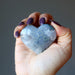 light moss agate heart