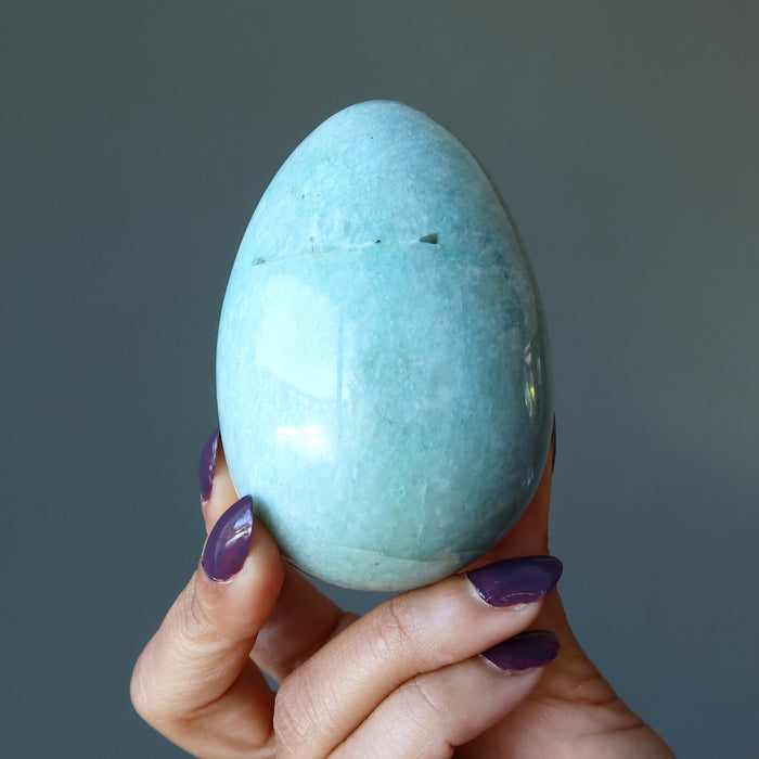 Amazonite Crystal Egg