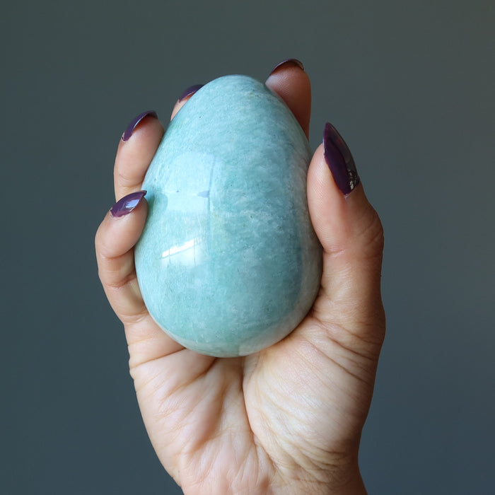 Amazonite Crystal Egg