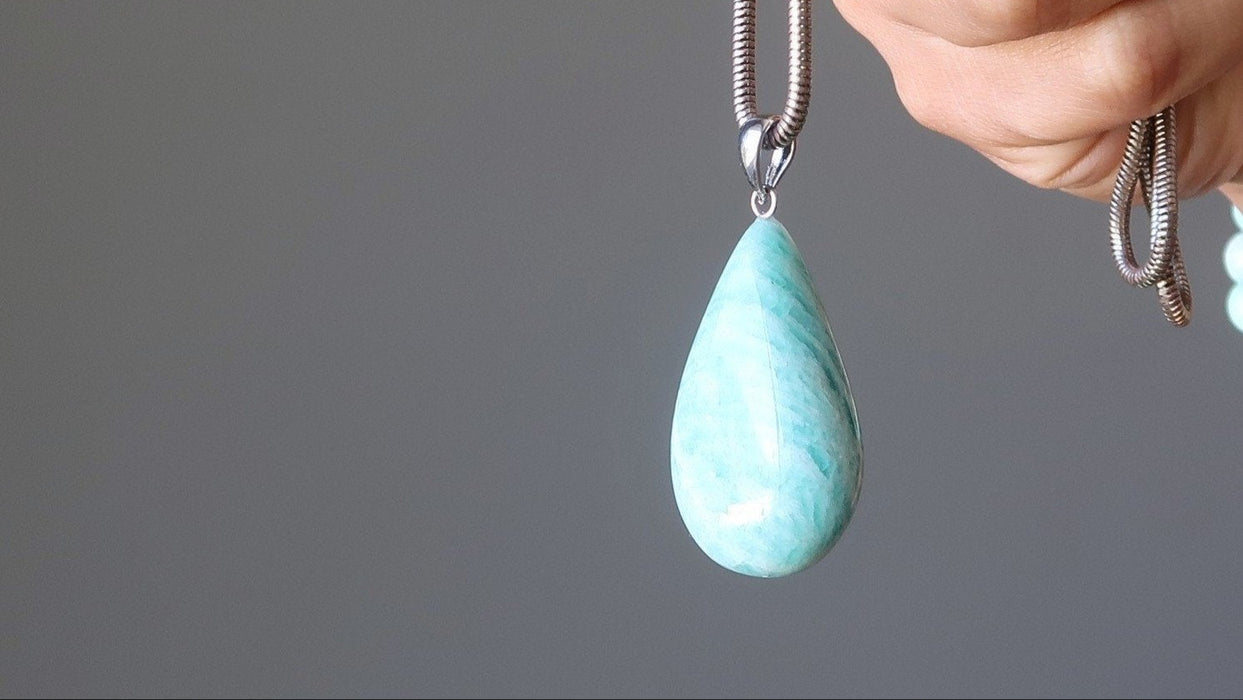 Amazonite Stone Pendant