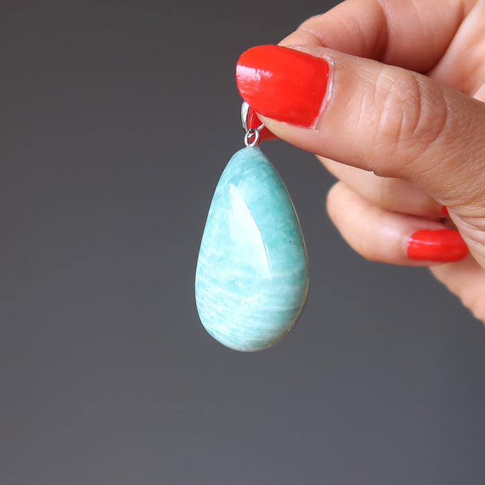 Amazonite Stone Pendant