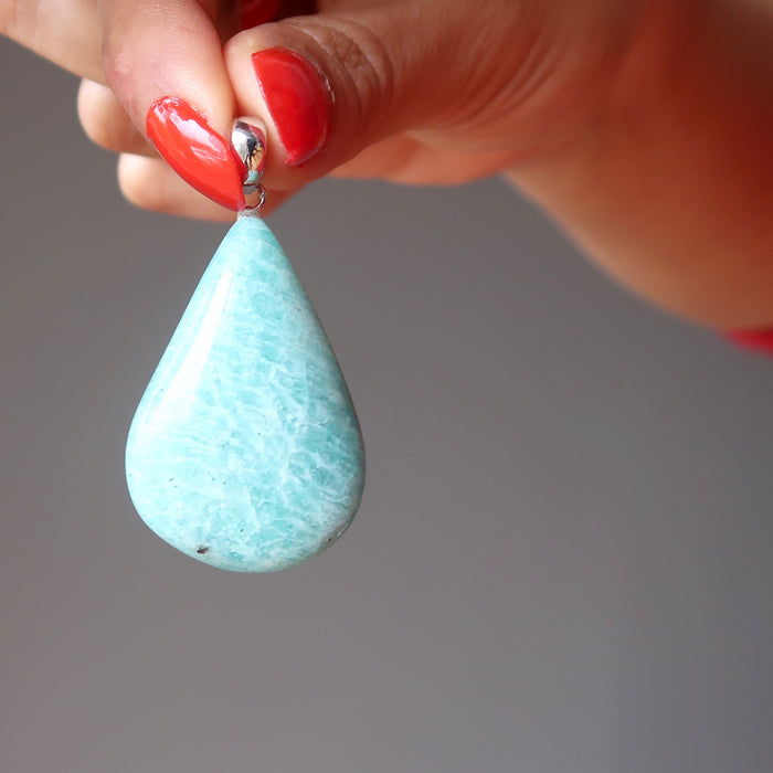 Amazonite Stone Pendant