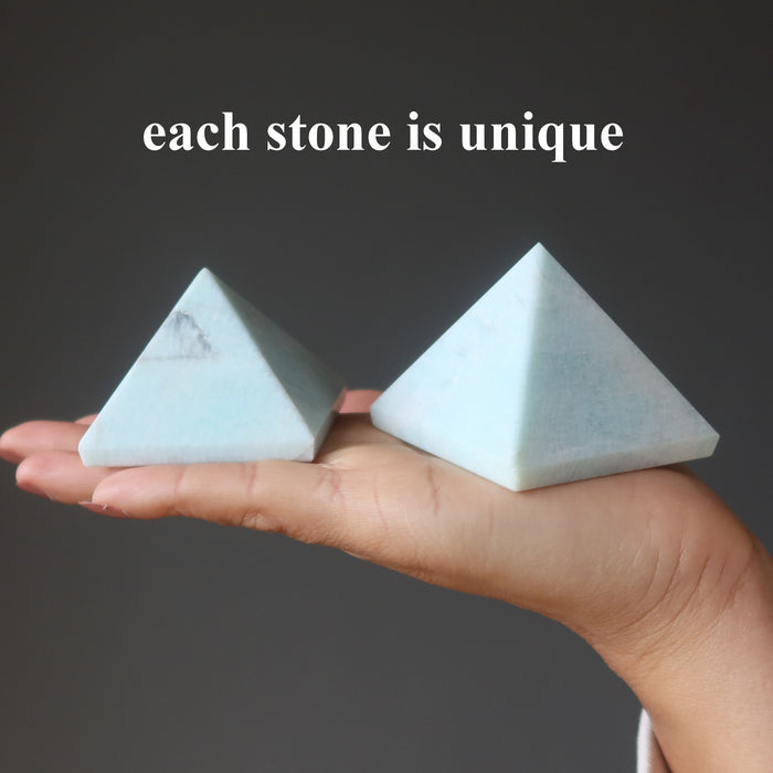 Amazonite Pyramid Stone