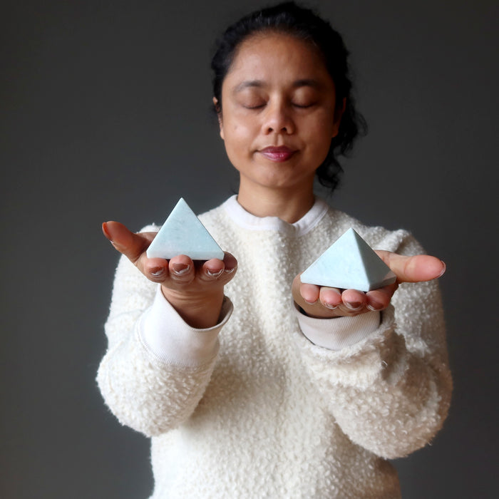 Amazonite Pyramid Stone