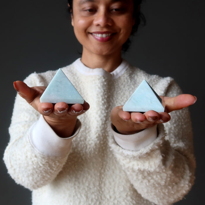Amazonite Pyramid Stone