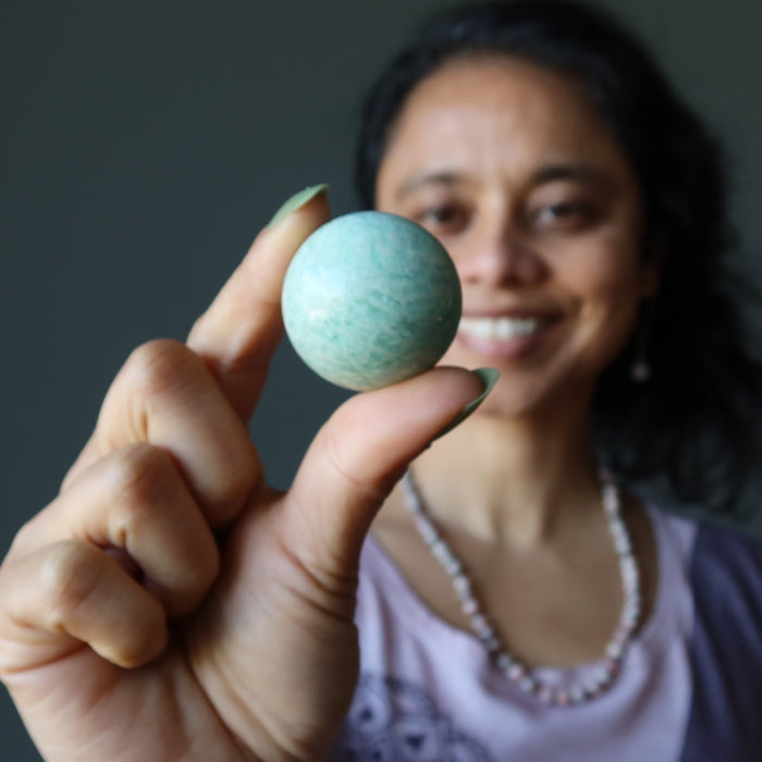 Amazonite Crystal Ball