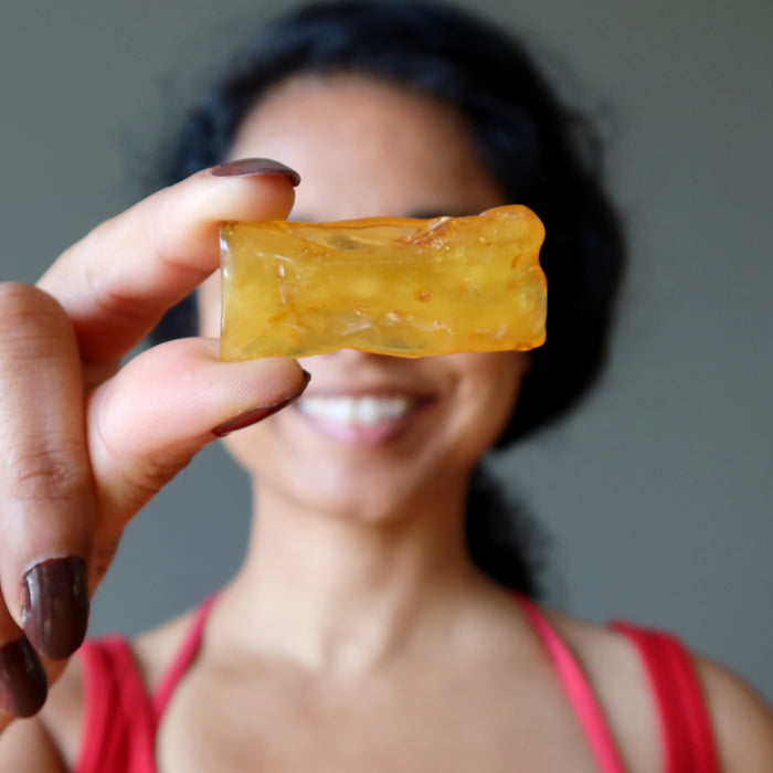Amber Palm Stone 