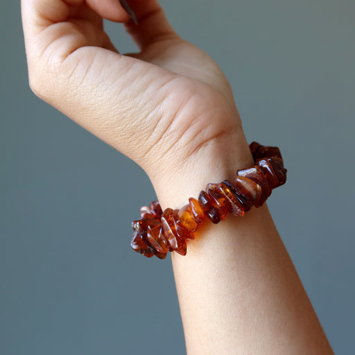 Amber Crystal Bracelet