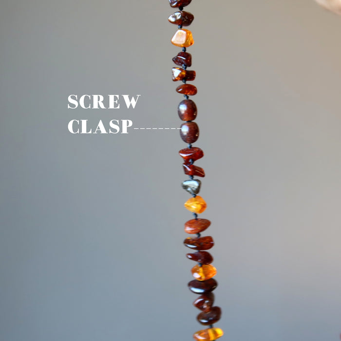 Amber Crystal Necklace