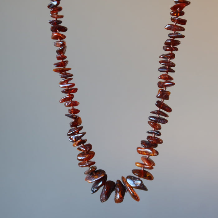 Gemstone Knotted Necklace