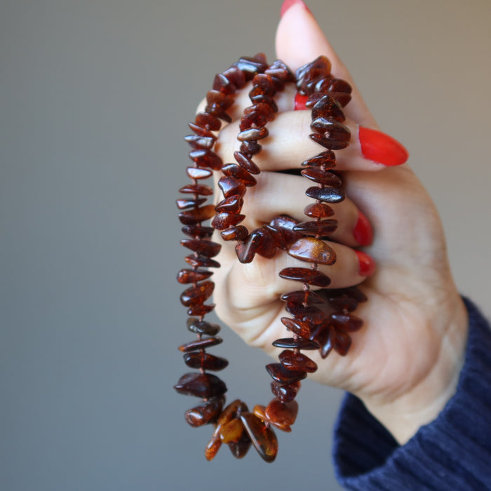 Gemstone Knotted Necklace