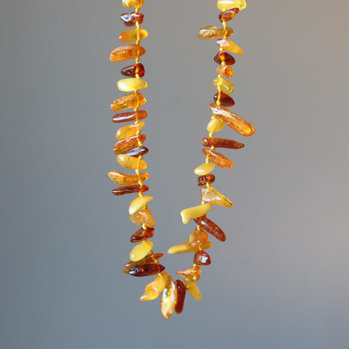 Amber Bead Necklace