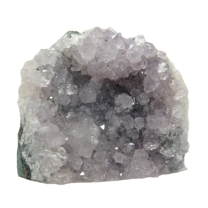 sparkling purple amethyst geode cluster