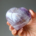 amethyst crystal heart