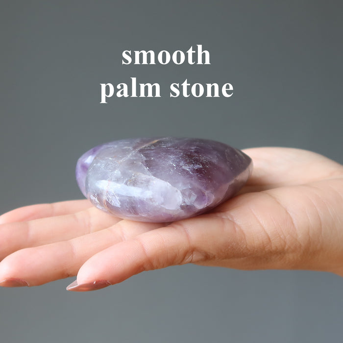 amethyst crystal heart