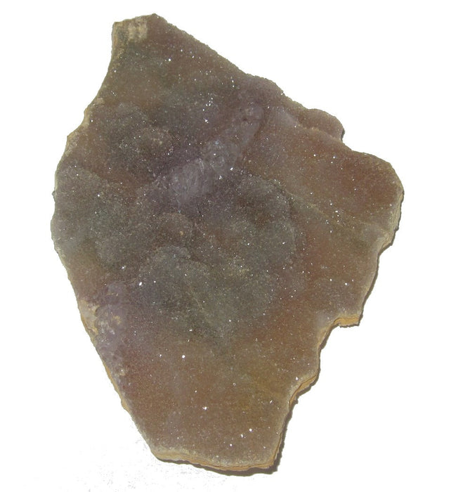 5.3" x 3.8" x 0.6" Amethyst Cluster Sparkling Purple Flower