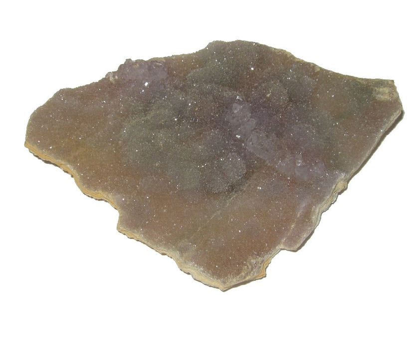 5.3" x 3.8" x 0.6" Sparkling Purple Flower Amethyst Cluster