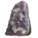 display standing 3.8"X2.5"X2" purple Amethyst with calcite cluster