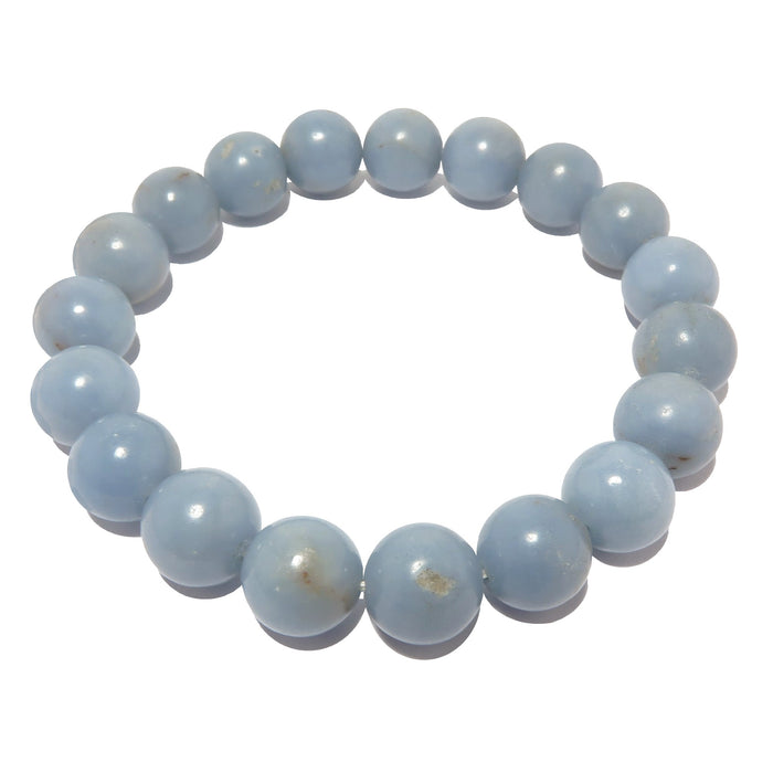 angelite beaded bracelet