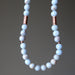 beaded angelite necklace