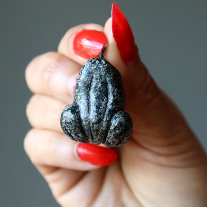 apache gold frog pendant