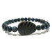 Arfvedsonite Leaf shape and Blue Kyanite Bracelet 