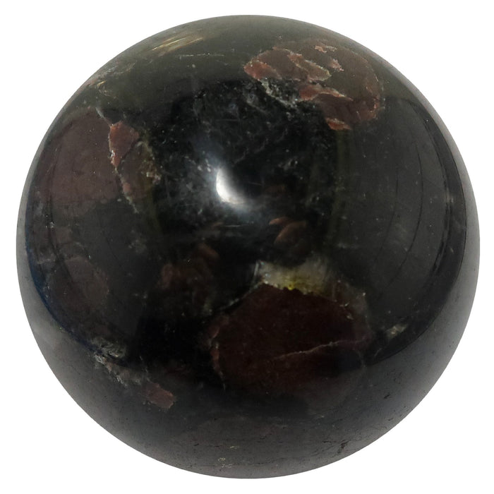 arfvedsonite garnet sphere