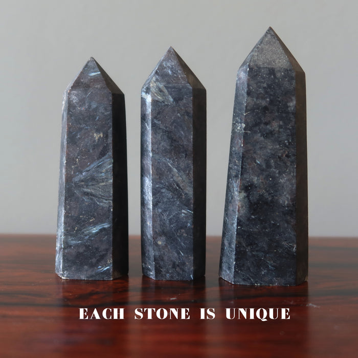 Arfvedsonite Tower Wand Wounded Warrior