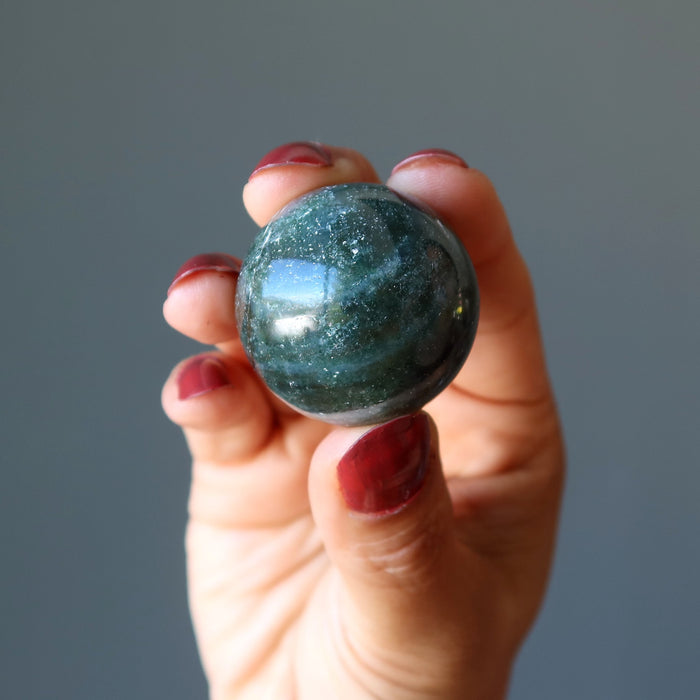 Green Aventurine Sphere Thriving Abundance Crystal Ball