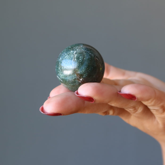 Green Aventurine Sphere Thriving Abundance Crystal Ball