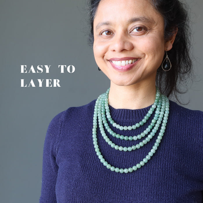 green aventurine necklaces