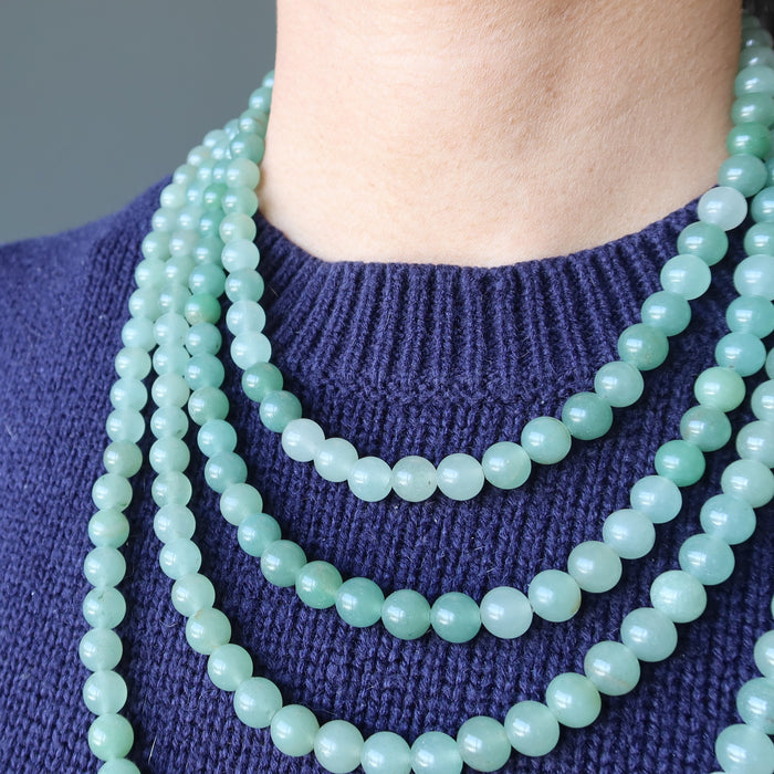green aventurine necklaces