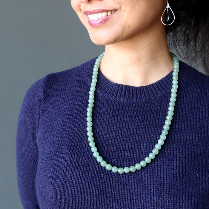 green aventurine necklace
