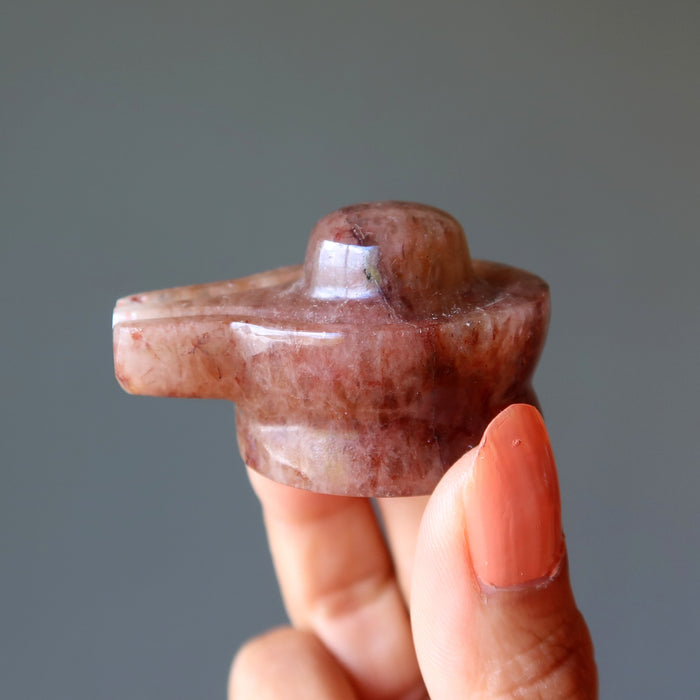 red aventurine shivling crystal