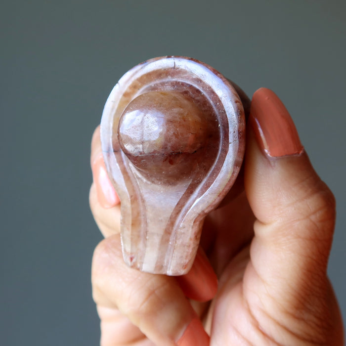 red aventurine shivling crystal