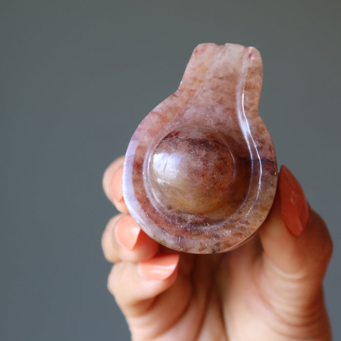 red aventurine shivling crystal