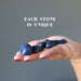 Blue Aventurine Tumbled Stone Set displaying on the palm