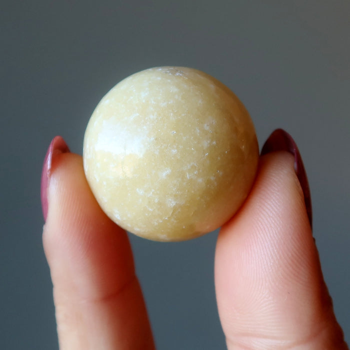 yellow aventurine sphere