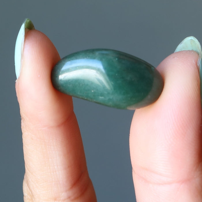 green aventurine tumbled stone
